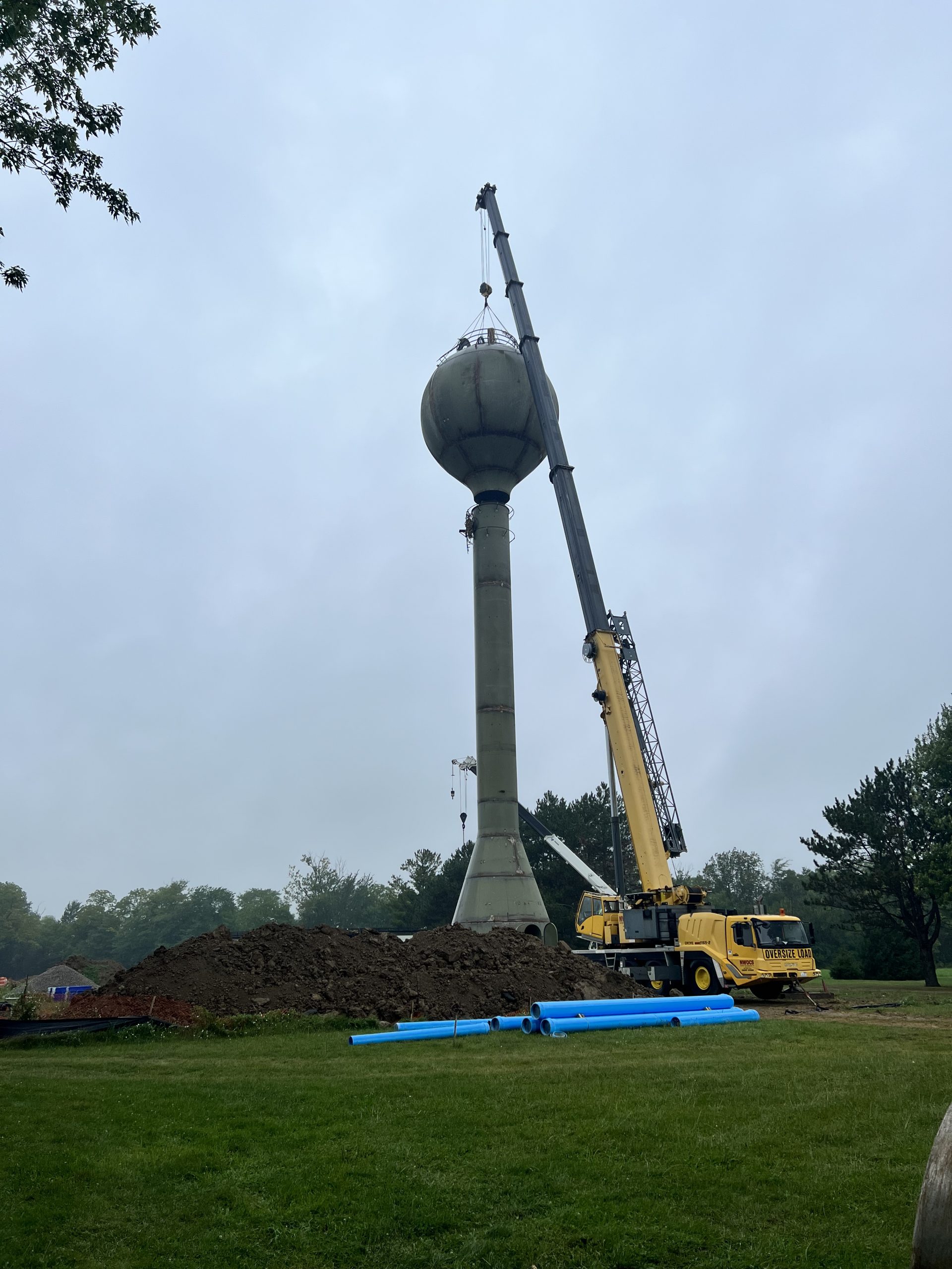 Hamler tees up new water tower designed by Jones & Henry Engineers.