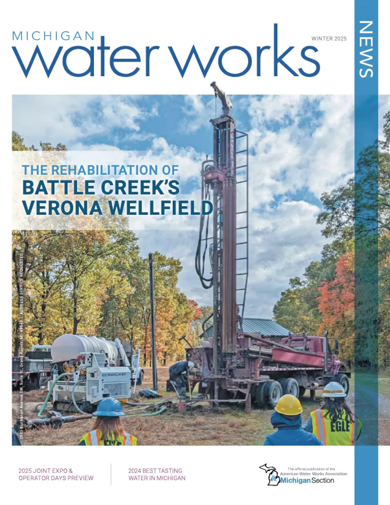 Michigan Water Works News cover