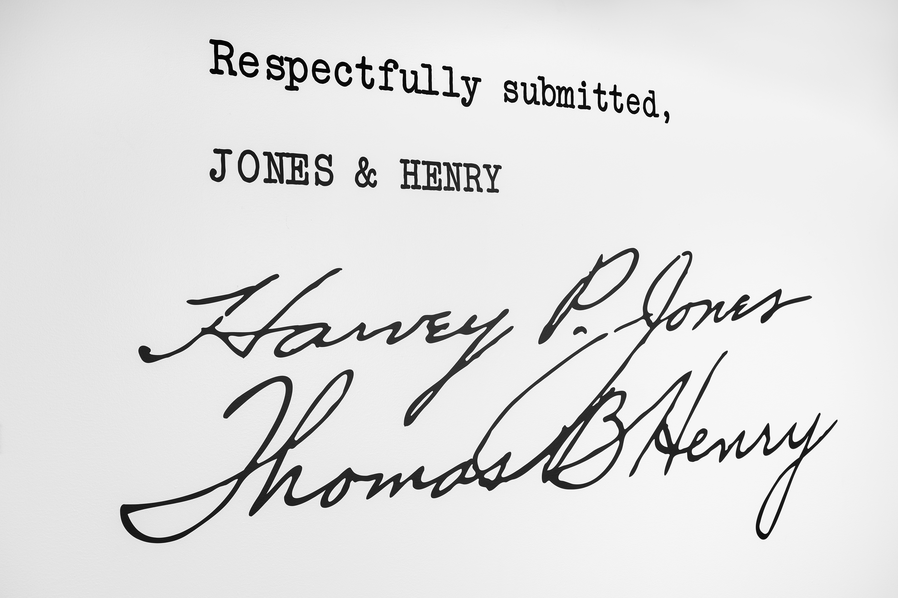 Founders' signatures